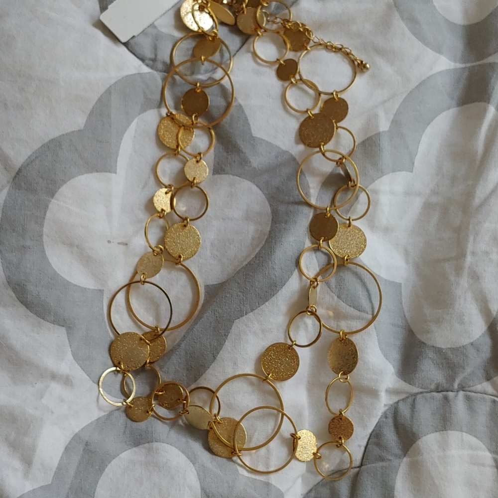 Gold Circle Necklace